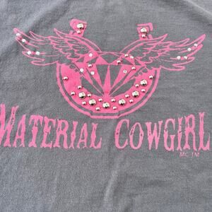 MATERIAL COWGIRL T-shirt, 21 1/2”varmpit to armpit, women's M-L